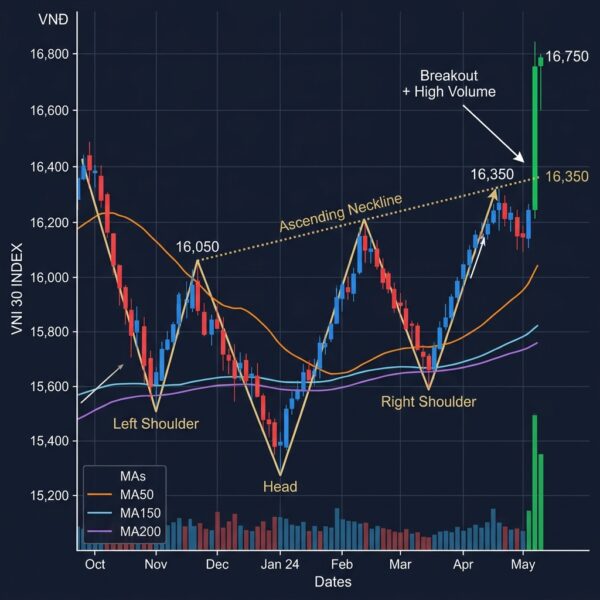 MWG Inverse Head and Shoulders Pattern - Stage 2 Technical Analysis