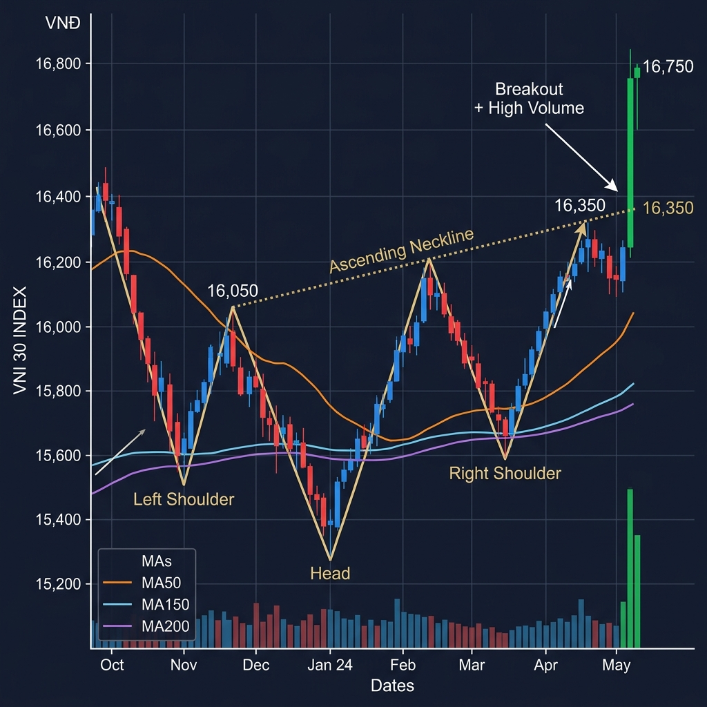 MWG Inverse Head and Shoulders Pattern - Stage 2 Technical Analysis