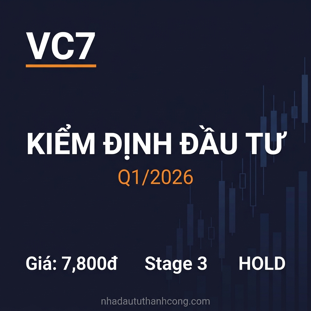 VC7 BGI Group — Kiểm định đầu tư Q1/2026 | Phân tích FA + TA | Khuyến nghị HOLD